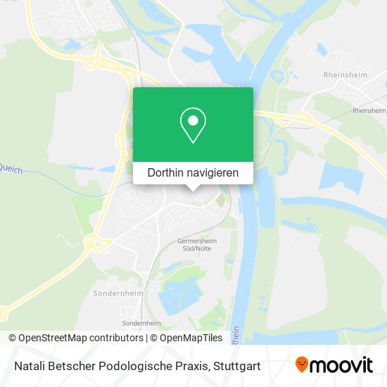 Natali Betscher Podologische Praxis Karte