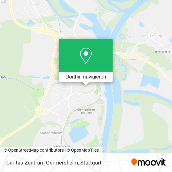 Caritas-Zentrum Germersheim Karte