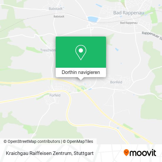 Kraichgau Raiffeisen Zentrum Karte