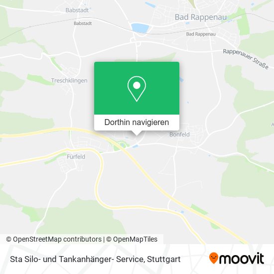 Sta Silo- und Tankanhänger- Service Karte