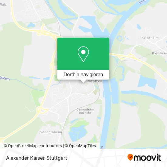 Alexander Kaiser Karte