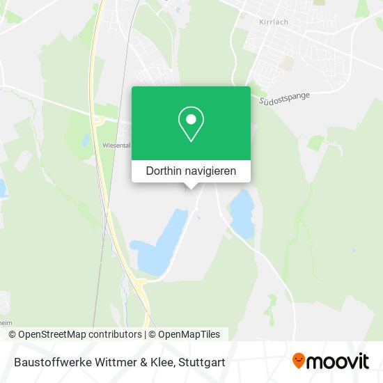 Baustoffwerke Wittmer & Klee Karte