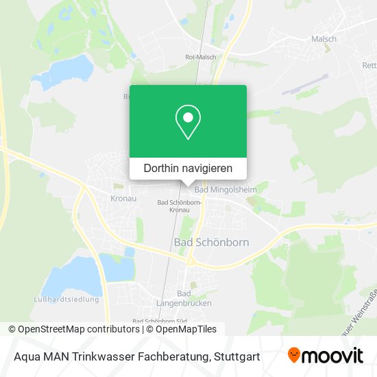 Aqua MAN Trinkwasser Fachberatung Karte