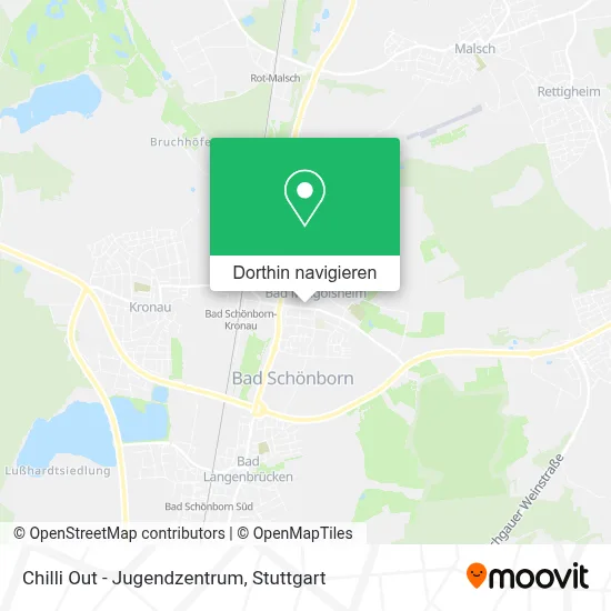 Chilli Out - Jugendzentrum Karte