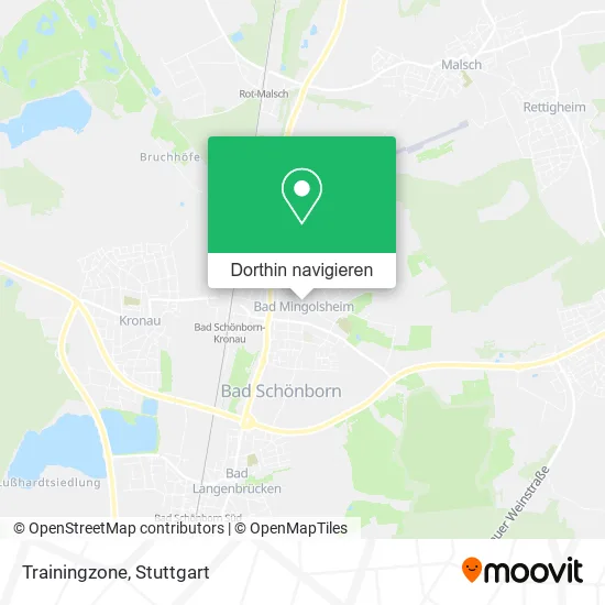 Trainingzone Karte