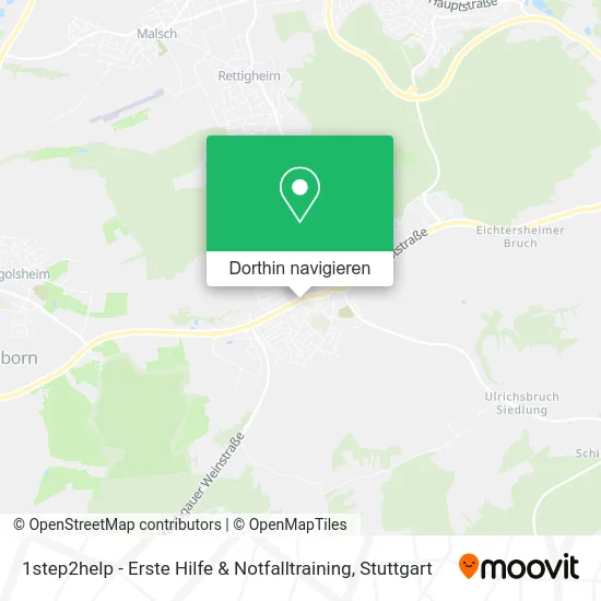 1step2help - Erste Hilfe & Notfalltraining Karte
