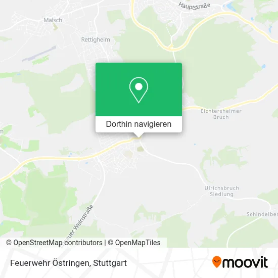 Feuerwehr Östringen Karte