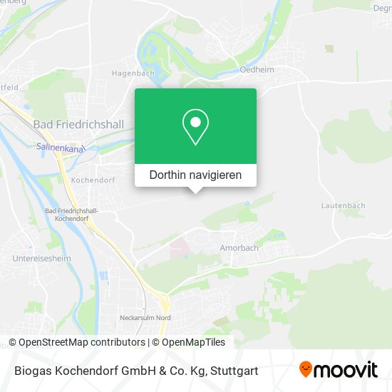 Biogas Kochendorf GmbH & Co. Kg Karte