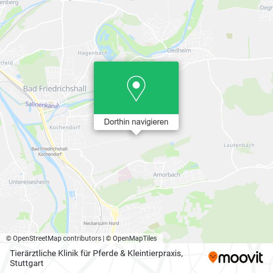 Tierärztliche Klinik für Pferde & Kleintierpraxis Karte