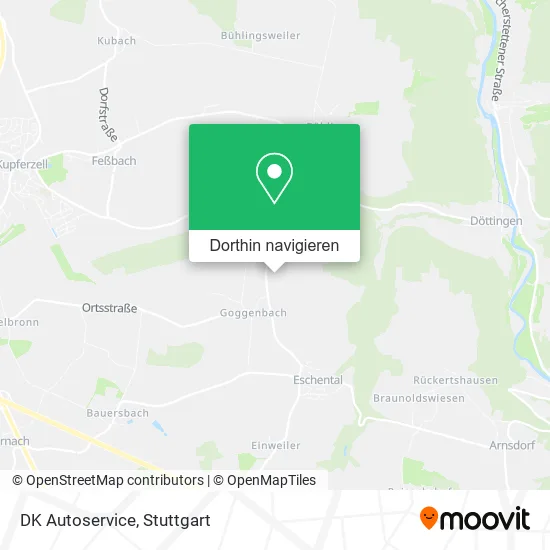DK Autoservice Karte