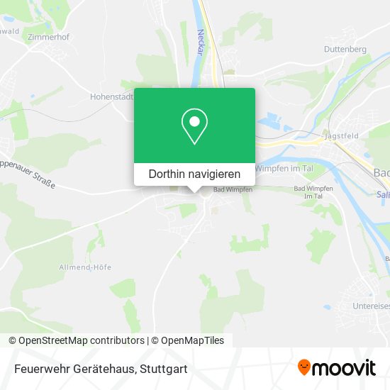 Feuerwehr Gerätehaus Karte