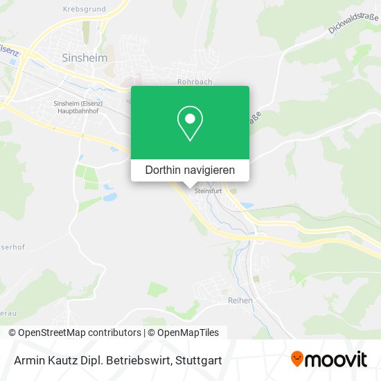 Armin Kautz Dipl. Betriebswirt Karte