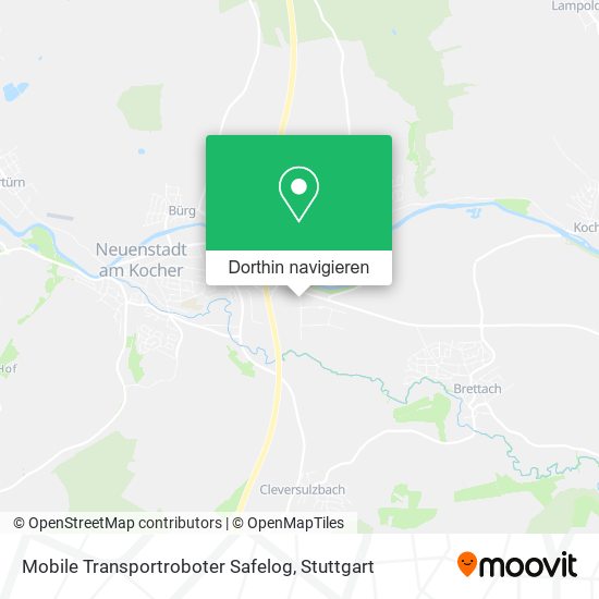 Mobile Transportroboter Safelog Karte