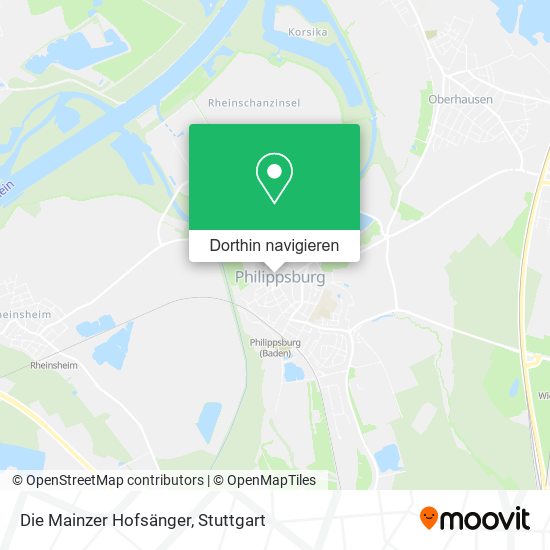 Die Mainzer Hofsänger Karte