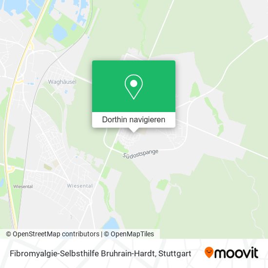 Fibromyalgie-Selbsthilfe Bruhrain-Hardt Karte