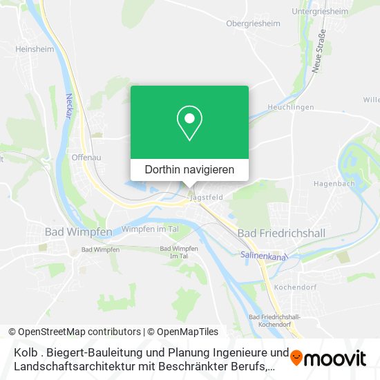 Kolb . Biegert-Bauleitung und Planung Ingenieure und Landschaftsarchitektur mit Beschränkter Berufs Karte