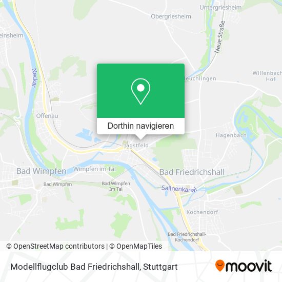 Modellflugclub Bad Friedrichshall Karte
