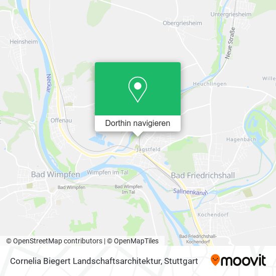 Cornelia Biegert Landschaftsarchitektur Karte