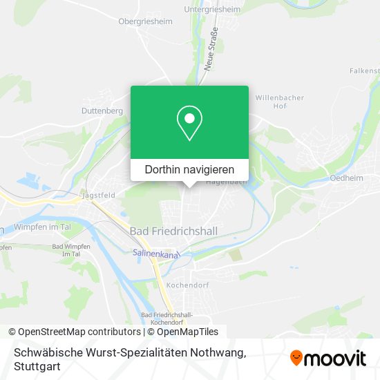 Schwäbische Wurst-Spezialitäten Nothwang Karte