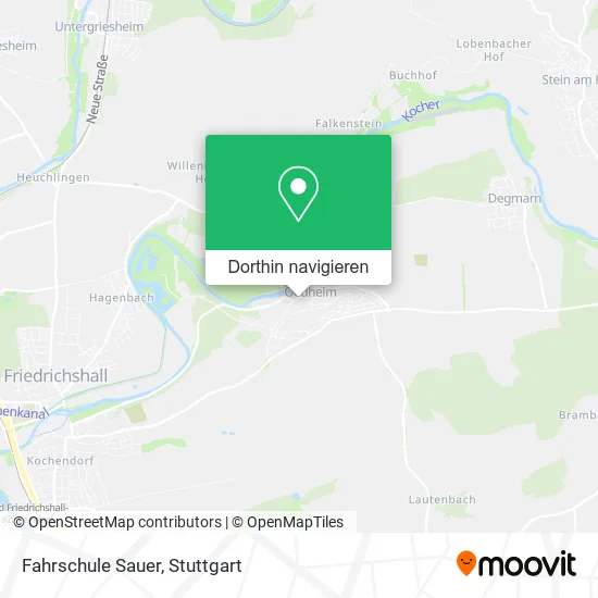 Fahrschule Sauer Karte