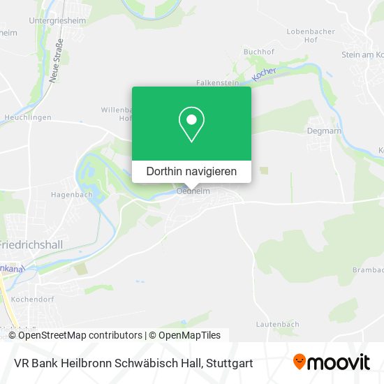 VR Bank Heilbronn Schwäbisch Hall Karte