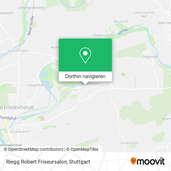 Riegg Robert Friseursalon Karte