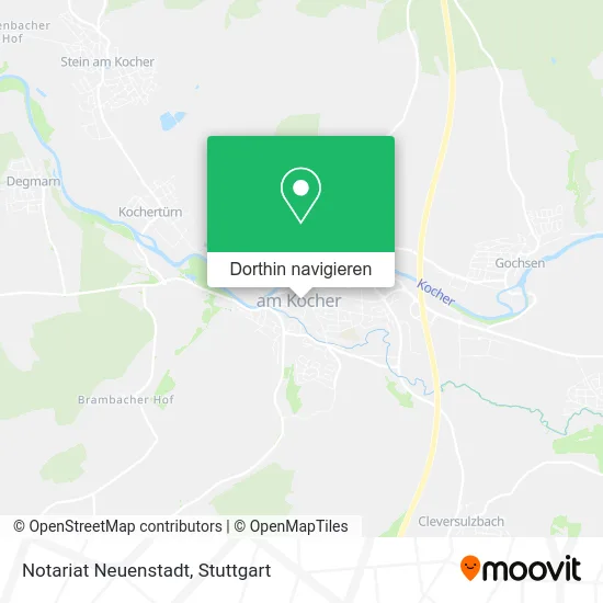 Notariat Neuenstadt Karte