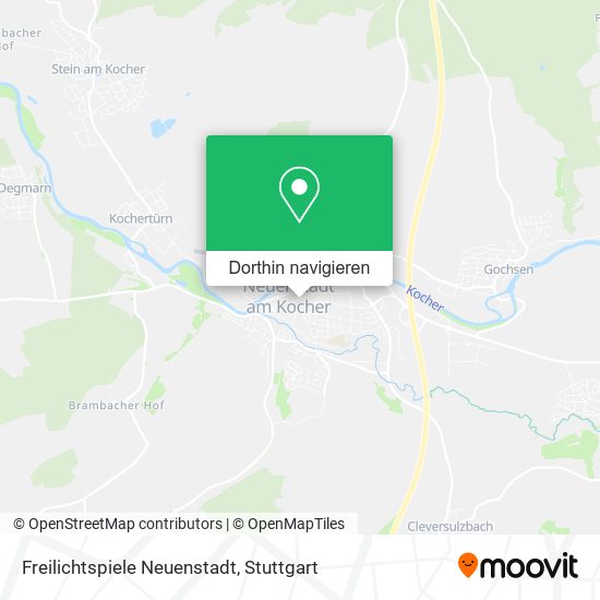Freilichtspiele Neuenstadt Karte