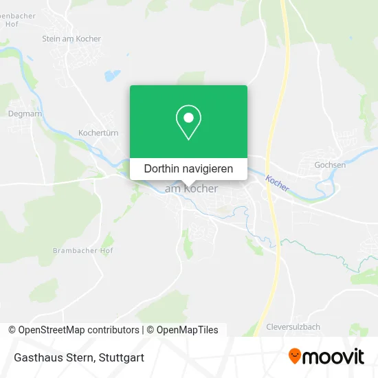 Gasthaus Stern Karte