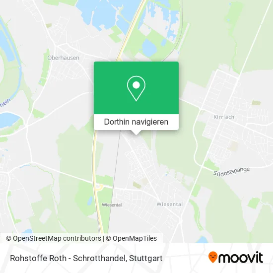 Rohstoffe Roth - Schrotthandel Karte