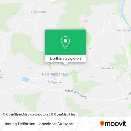 Innung Heilbronn-Hohenlohe Karte