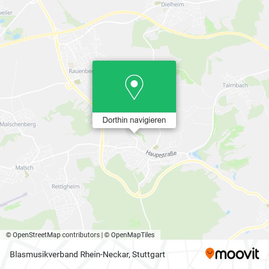 Blasmusikverband Rhein-Neckar Karte