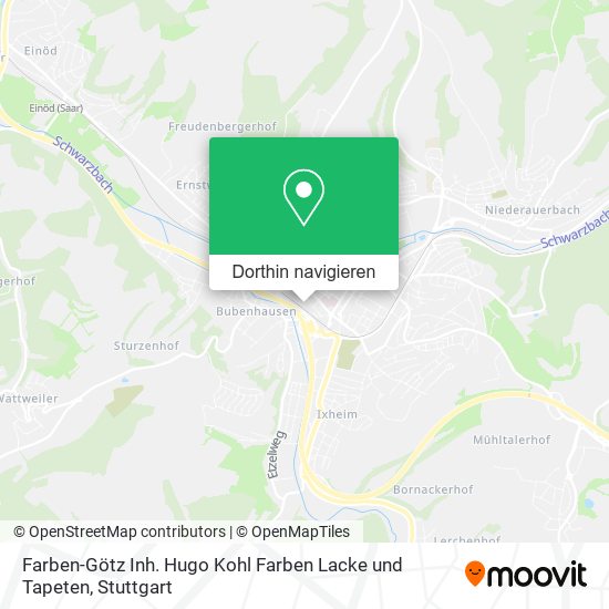 Farben-Götz Inh. Hugo Kohl Farben Lacke und Tapeten Karte