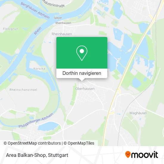 Area Balkan-Shop Karte