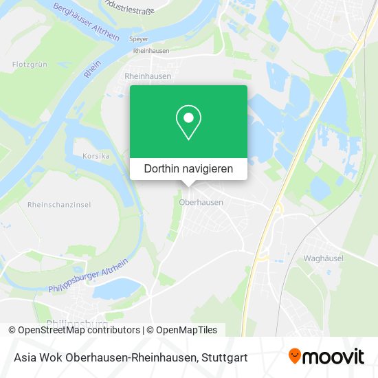 Asia Wok Oberhausen-Rheinhausen Karte