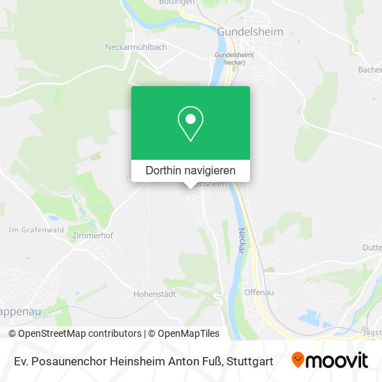 Ev. Posaunenchor Heinsheim Anton Fuß Karte