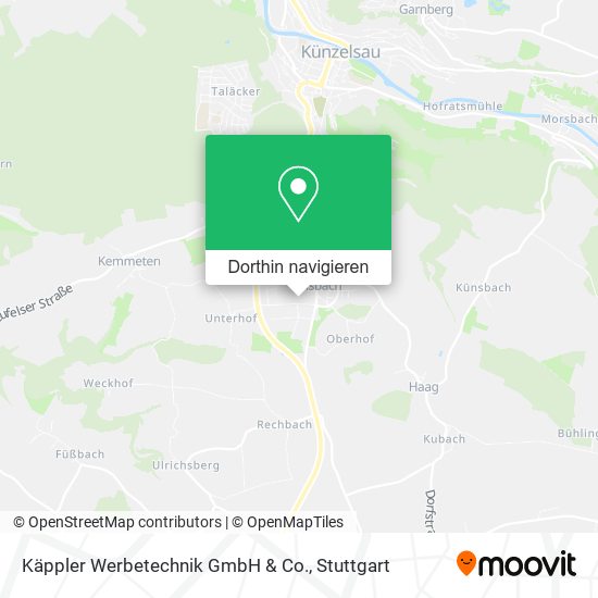 Käppler Werbetechnik GmbH & Co. Karte