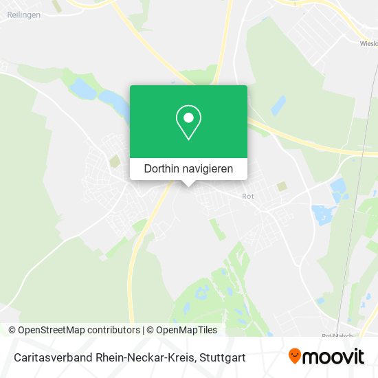 Caritasverband Rhein-Neckar-Kreis Karte