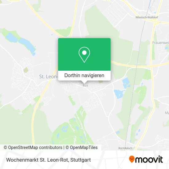 Wochenmarkt St. Leon-Rot Karte