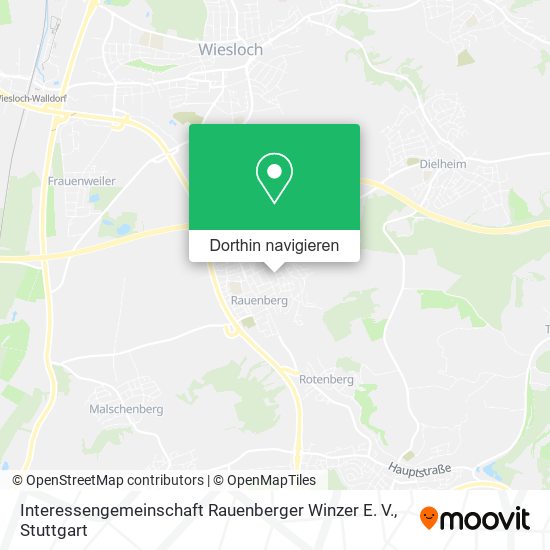 Interessengemeinschaft Rauenberger Winzer E. V. Karte