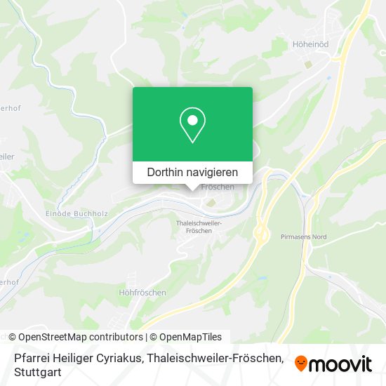 Pfarrei Heiliger Cyriakus, Thaleischweiler-Fröschen Karte