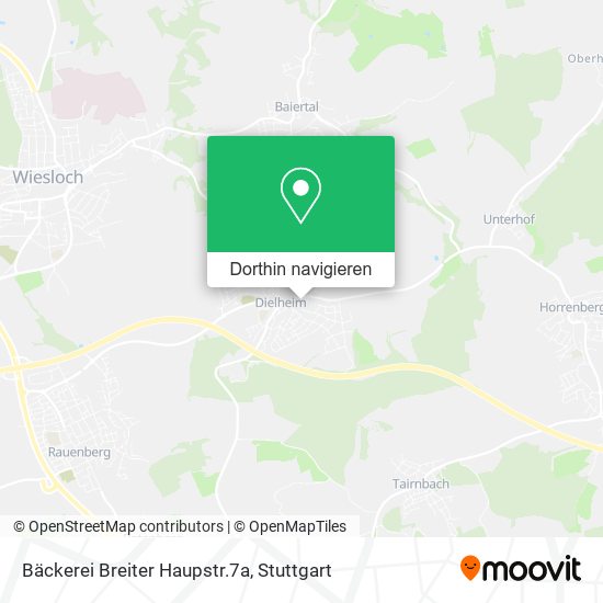Bäckerei Breiter Haupstr.7a Karte