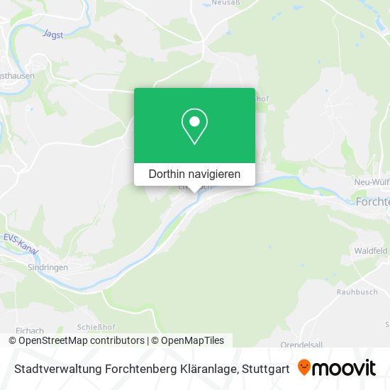 Stadtverwaltung Forchtenberg Kläranlage Karte