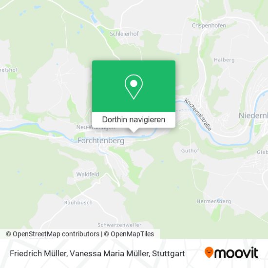 Friedrich Müller, Vanessa Maria Müller Karte