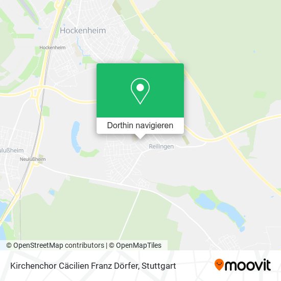 Kirchenchor Cäcilien Franz Dörfer Karte