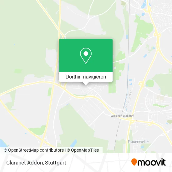 Claranet Addon Karte