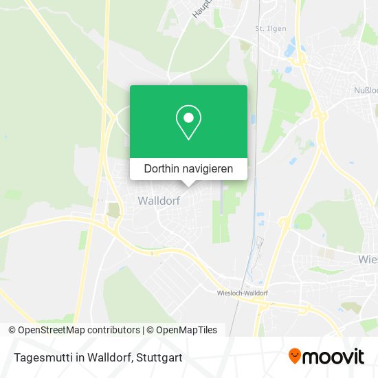 Tagesmutti in Walldorf Karte