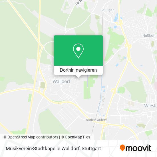 Musikverein-Stadtkapelle Walldorf Karte