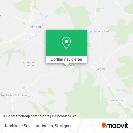 Kirchliche Sozialstation im Karte