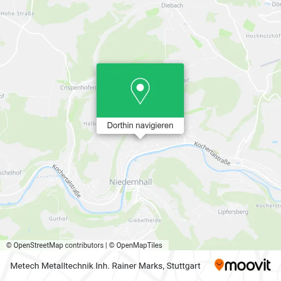 Metech Metalltechnik Inh. Rainer Marks Karte